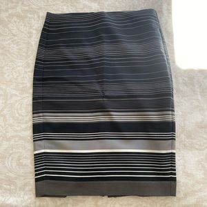 Banana Republic Stripe Pencil Skirt